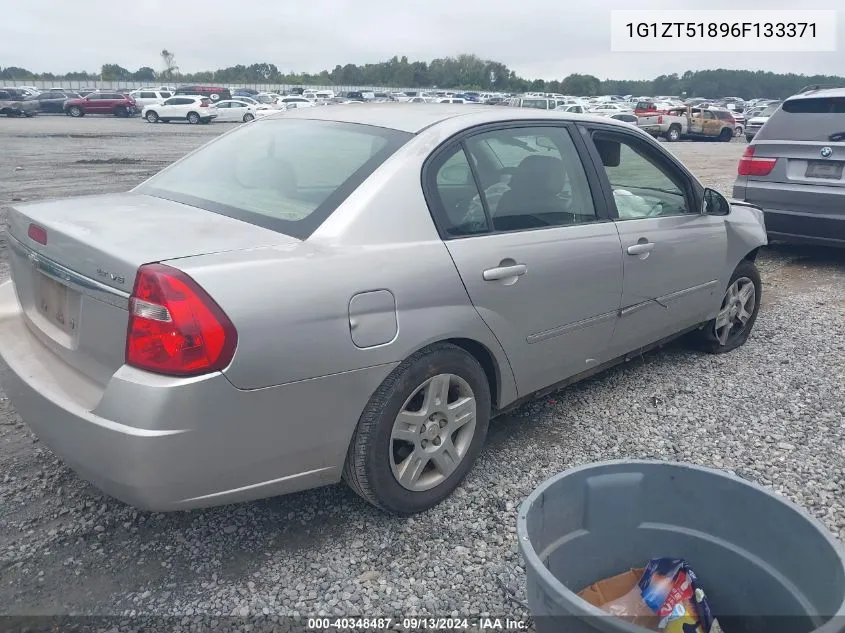 2006 Chevrolet Malibu Lt VIN: 1G1ZT51896F133371 Lot: 40348487