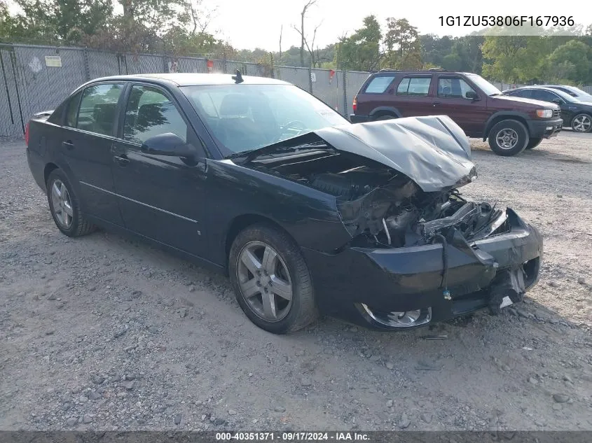 2006 Chevrolet Malibu Ltz VIN: 1G1ZU53806F167936 Lot: 40351371