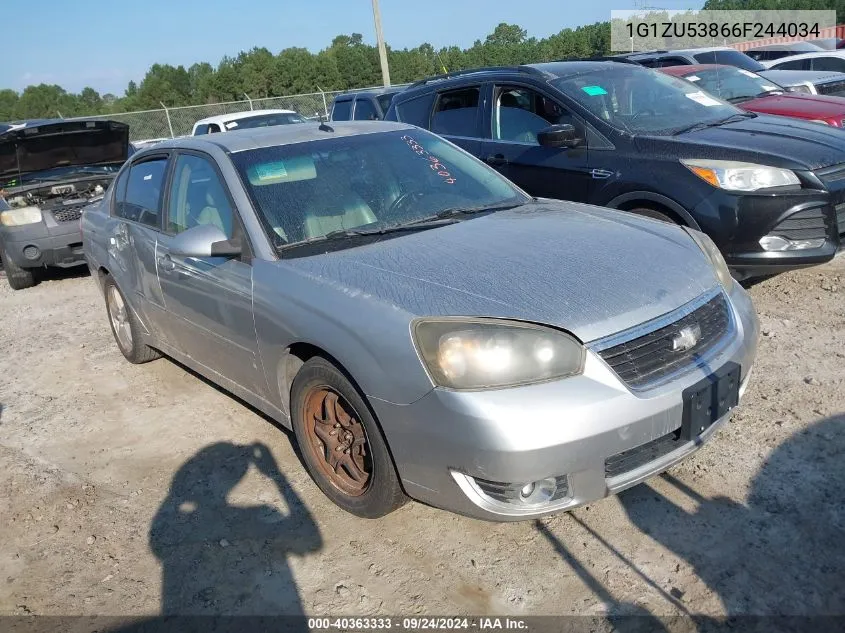 2006 Chevrolet Malibu Ltz VIN: 1G1ZU53866F244034 Lot: 40363333