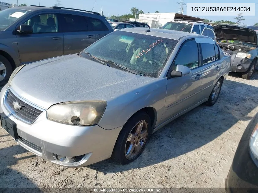 2006 Chevrolet Malibu Ltz VIN: 1G1ZU53866F244034 Lot: 40363333