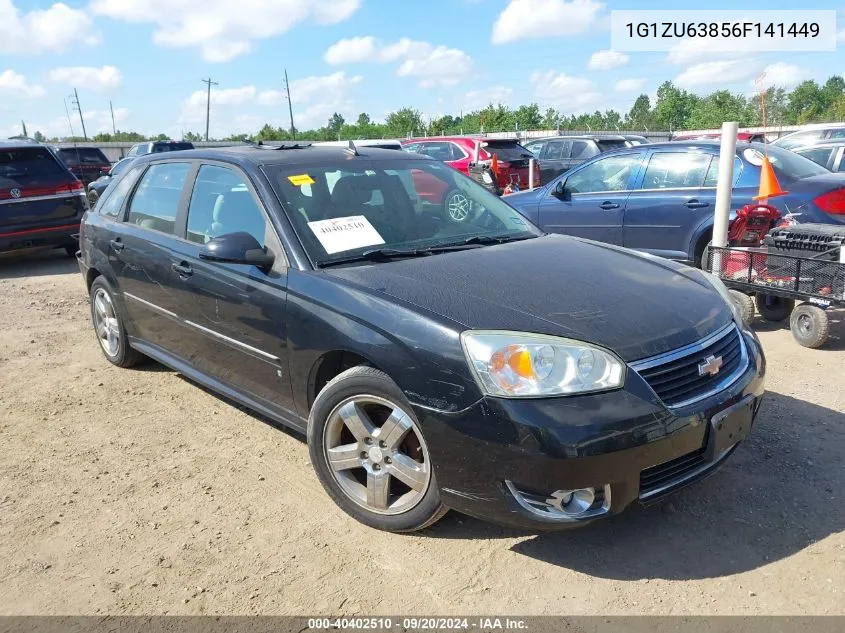 2006 Chevrolet Malibu Maxx Ltz VIN: 1G1ZU63856F141449 Lot: 40402510