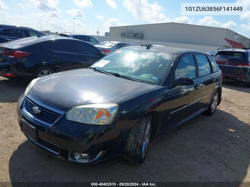 2006 Chevrolet Malibu Maxx Ltz VIN: 1G1ZU63856F141449 Lot: 40402510