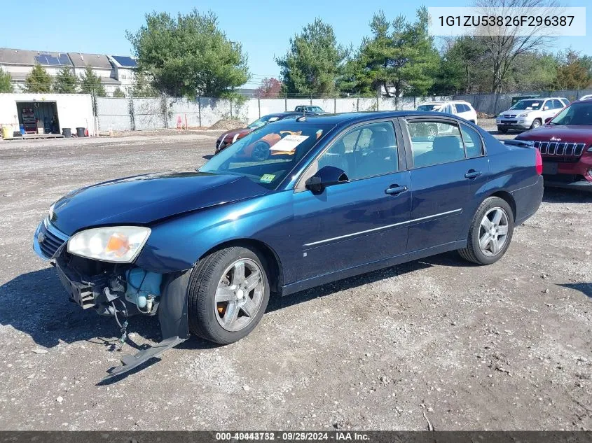 1G1ZU53826F296387 2006 Chevrolet Malibu Ltz