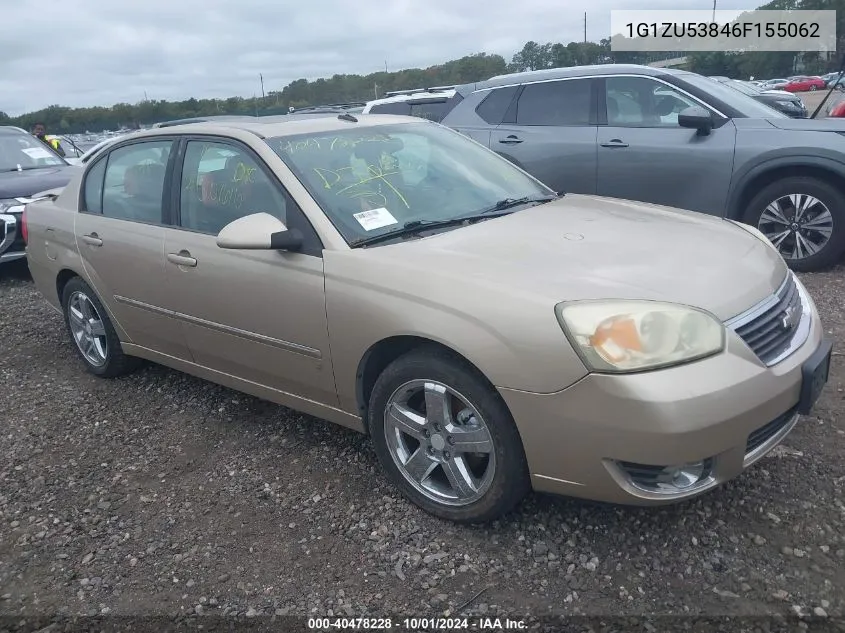 2006 Chevrolet Malibu Ltz VIN: 1G1ZU53846F155062 Lot: 40478228