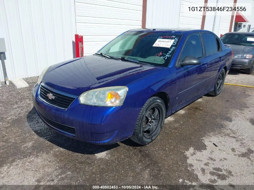 2006 Chevrolet Malibu Lt VIN: 1G1ZT53846F234556 Lot: 40502453