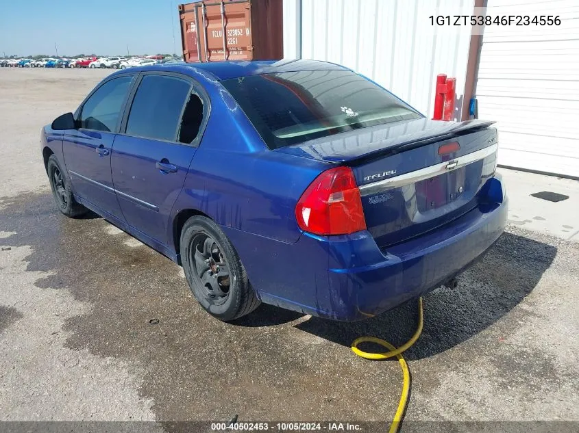 2006 Chevrolet Malibu Lt VIN: 1G1ZT53846F234556 Lot: 40502453