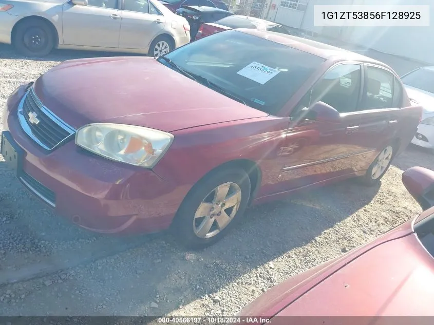 2006 Chevrolet Malibu Lt VIN: 1G1ZT53856F128925 Lot: 40566197