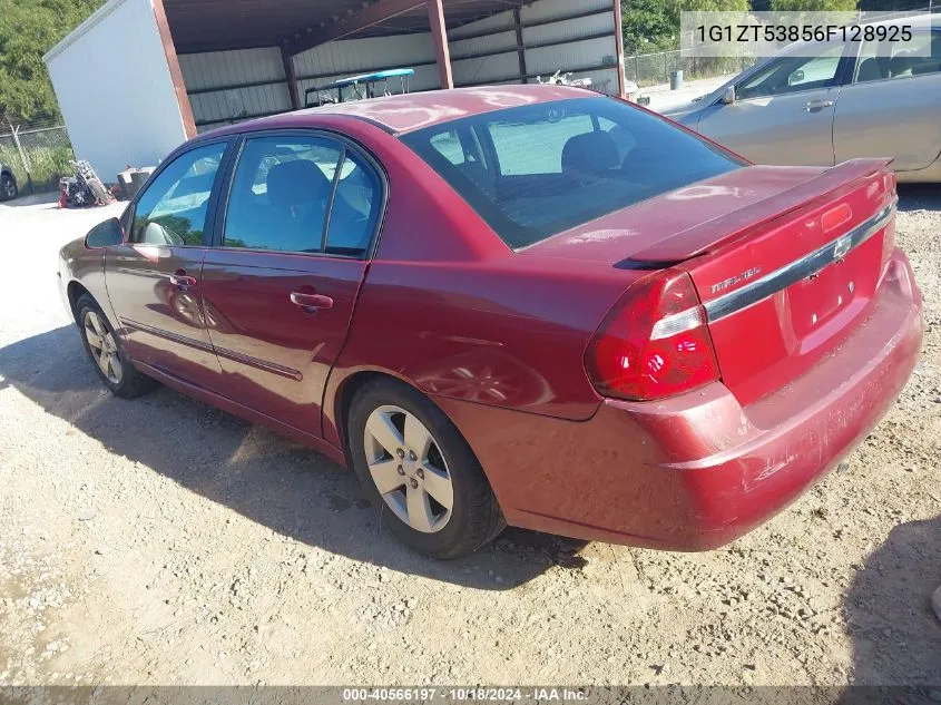 1G1ZT53856F128925 2006 Chevrolet Malibu Lt