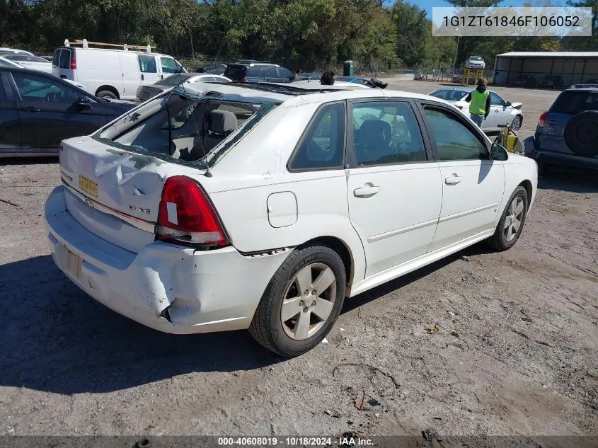 1G1ZT61846F106052 2006 Chevrolet Malibu Maxx Lt