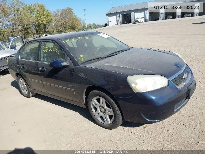 2006 Chevrolet Malibu Lt VIN: 1G1ZT518X6F133623 Lot: 40633855