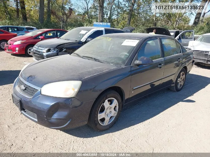 2006 Chevrolet Malibu Lt VIN: 1G1ZT518X6F133623 Lot: 40633855