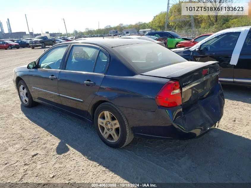 2006 Chevrolet Malibu Lt VIN: 1G1ZT518X6F133623 Lot: 40633855