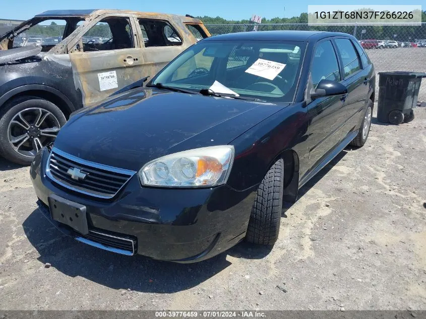 2007 Chevrolet Malibu Maxx Lt VIN: 1G1ZT68N37F266226 Lot: 39776459