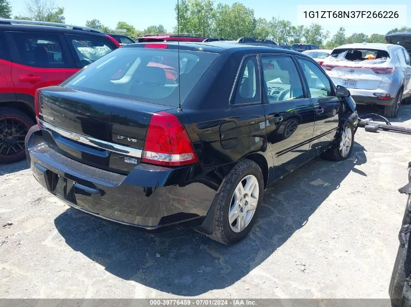 2007 Chevrolet Malibu Maxx Lt VIN: 1G1ZT68N37F266226 Lot: 39776459