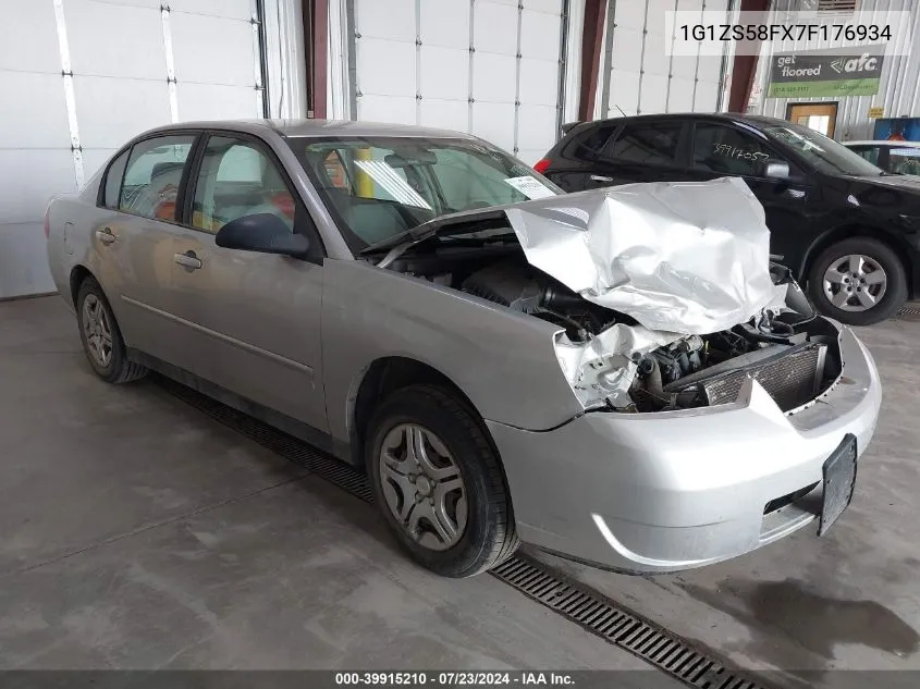 1G1ZS58FX7F176934 2007 Chevrolet Malibu Ls