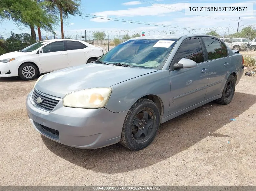 1G1ZT58N57F224571 2007 Chevrolet Malibu Lt