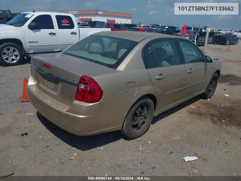 1G1ZT58N27F133662 2007 Chevrolet Malibu Lt