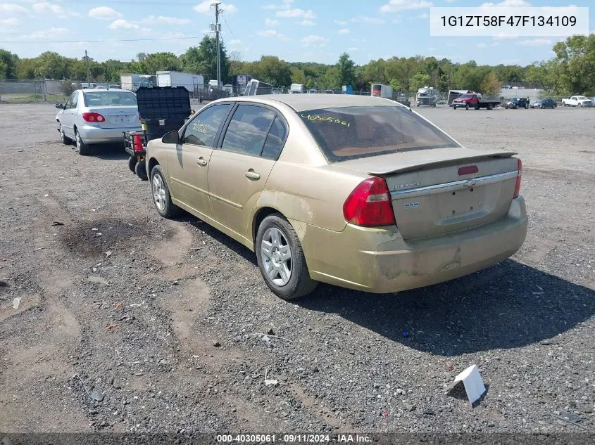 1G1ZT58F47F134109 2007 Chevrolet Malibu Lt