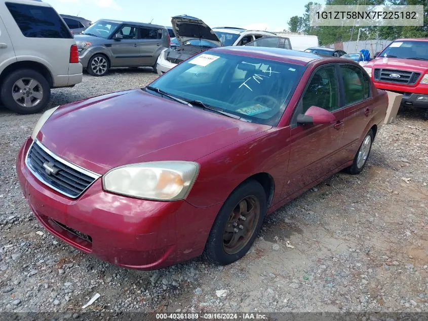 2007 Chevrolet Malibu Lt VIN: 1G1ZT58NX7F225182 Lot: 40361889