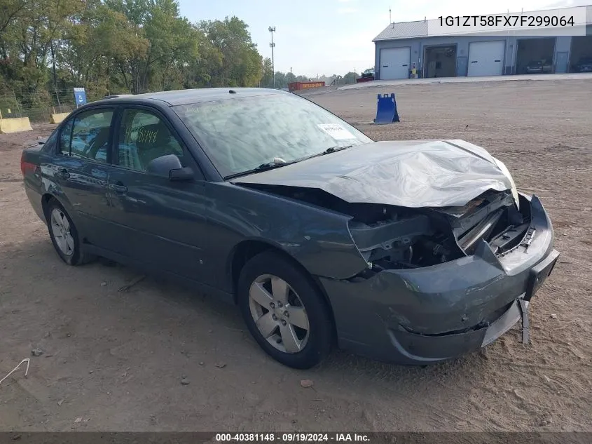 2007 Chevrolet Malibu Lt VIN: 1G1ZT58FX7F299064 Lot: 40381148