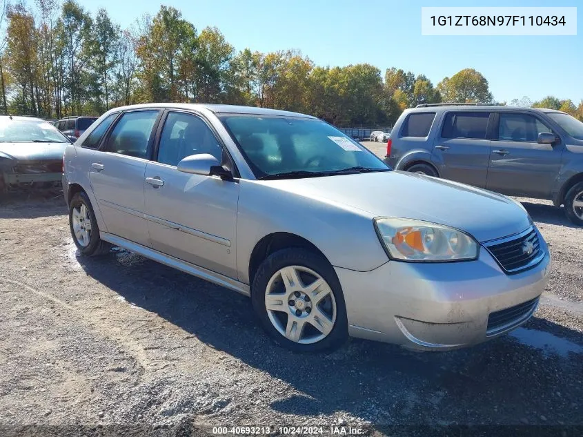 2007 Chevrolet Malibu Maxx Lt VIN: 1G1ZT68N97F110434 Lot: 40693213