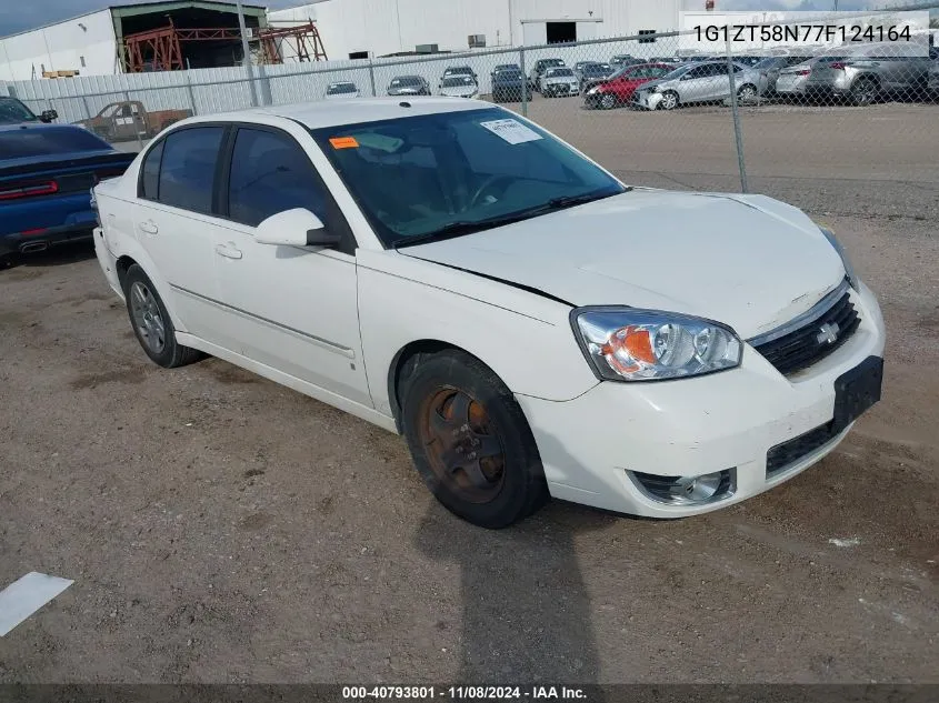 1G1ZT58N77F124164 2007 Chevrolet Malibu Lt