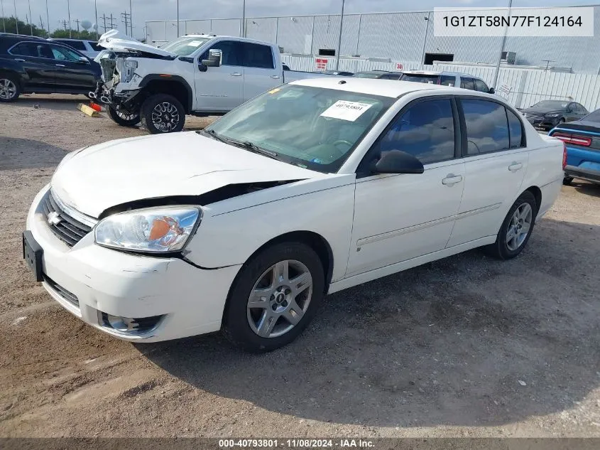 1G1ZT58N77F124164 2007 Chevrolet Malibu Lt