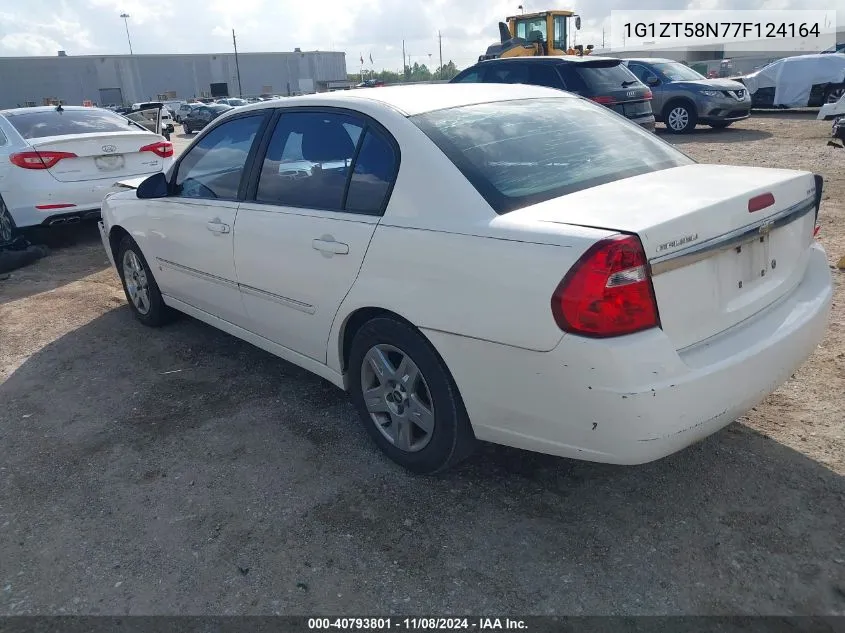 1G1ZT58N77F124164 2007 Chevrolet Malibu Lt