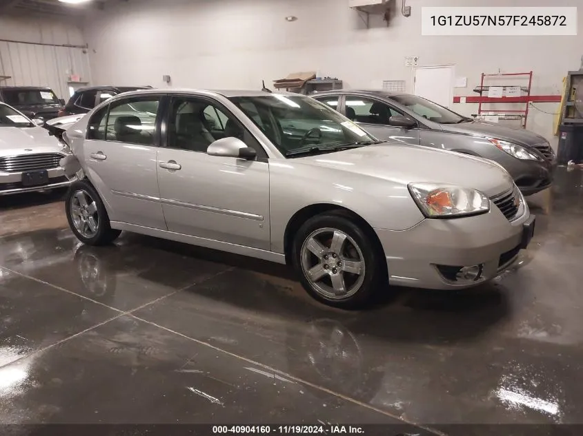 2007 Chevrolet Malibu Ltz VIN: 1G1ZU57N57F245872 Lot: 40904160