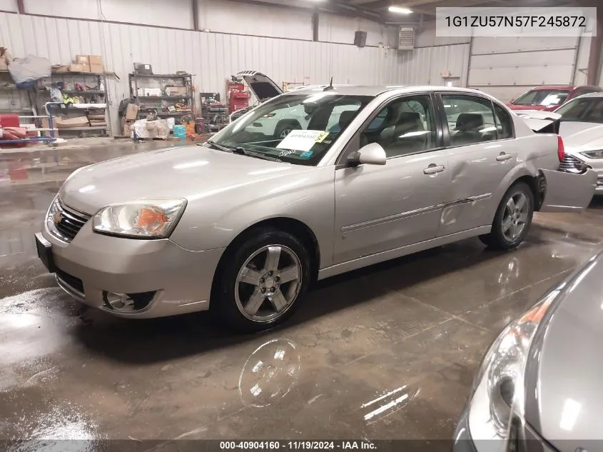 2007 Chevrolet Malibu Ltz VIN: 1G1ZU57N57F245872 Lot: 40904160