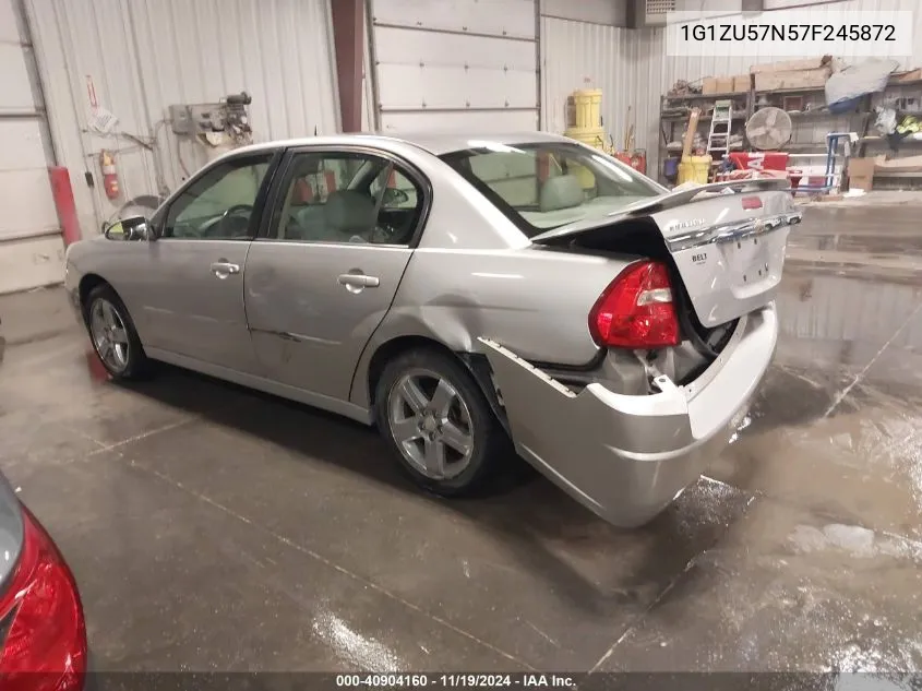 2007 Chevrolet Malibu Ltz VIN: 1G1ZU57N57F245872 Lot: 40904160