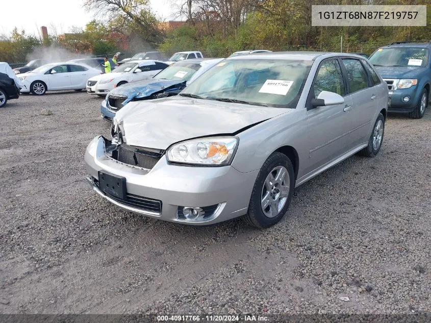 2007 Chevrolet Malibu Maxx Lt VIN: 1G1ZT68N87F219757 Lot: 40917766