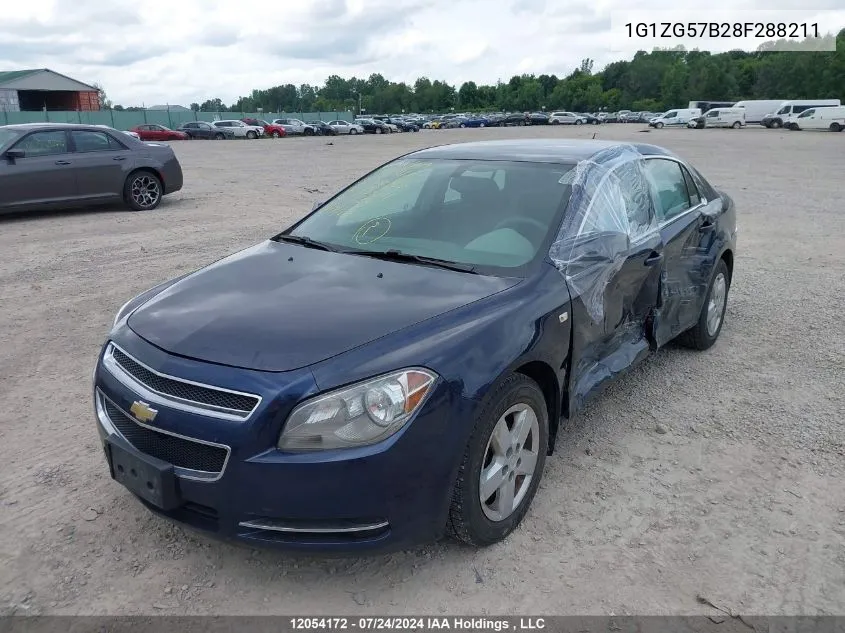 1G1ZG57B28F288211 2008 Chevrolet Malibu Ls