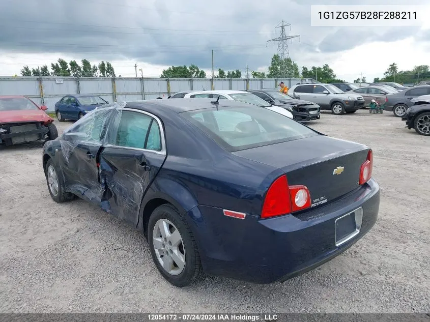 2008 Chevrolet Malibu Ls VIN: 1G1ZG57B28F288211 Lot: 12054172