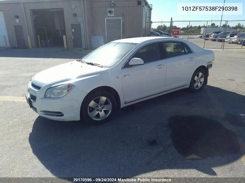 2008 Chevrolet Malibu Hybrid VIN: 1G1ZF57538F290398 Lot: 20170596