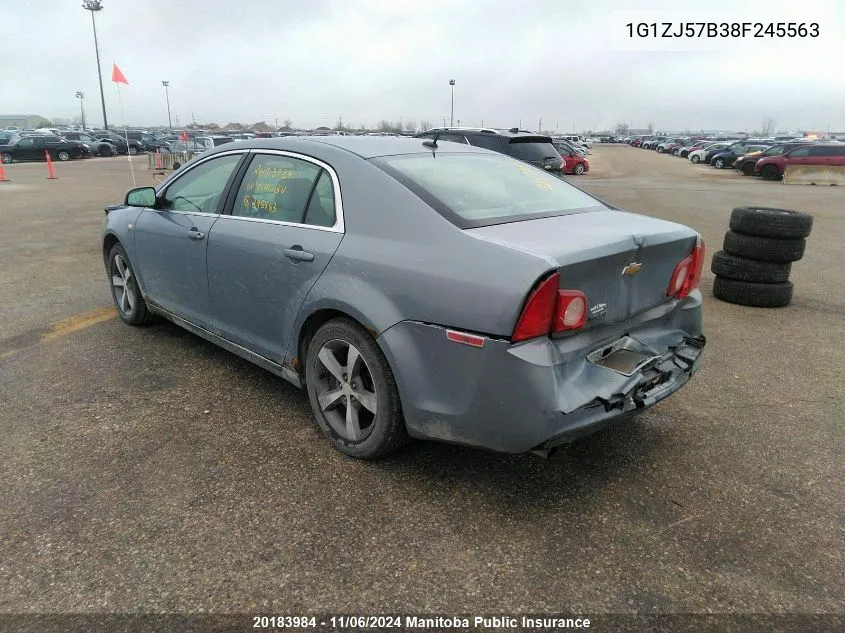 2008 Chevrolet Malibu Lt VIN: 1G1ZJ57B38F245563 Lot: 20183984