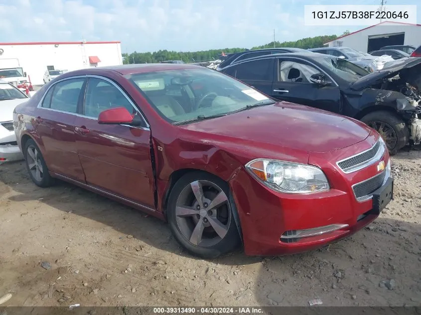 2008 Chevrolet Malibu Lt VIN: 1G1ZJ57B38F220646 Lot: 39313490