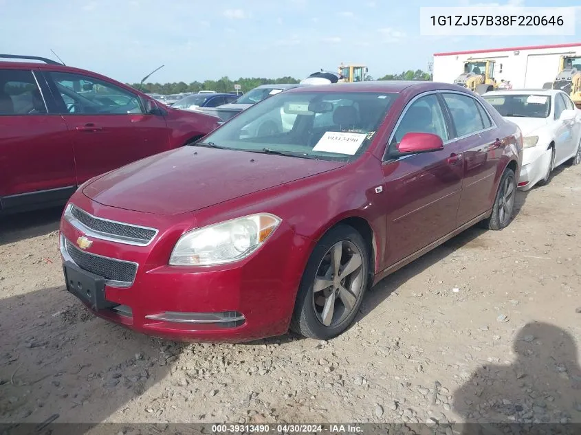 1G1ZJ57B38F220646 2008 Chevrolet Malibu Lt