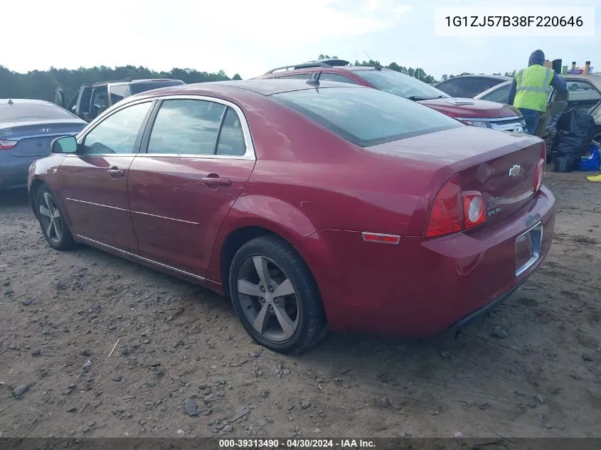 1G1ZJ57B38F220646 2008 Chevrolet Malibu Lt