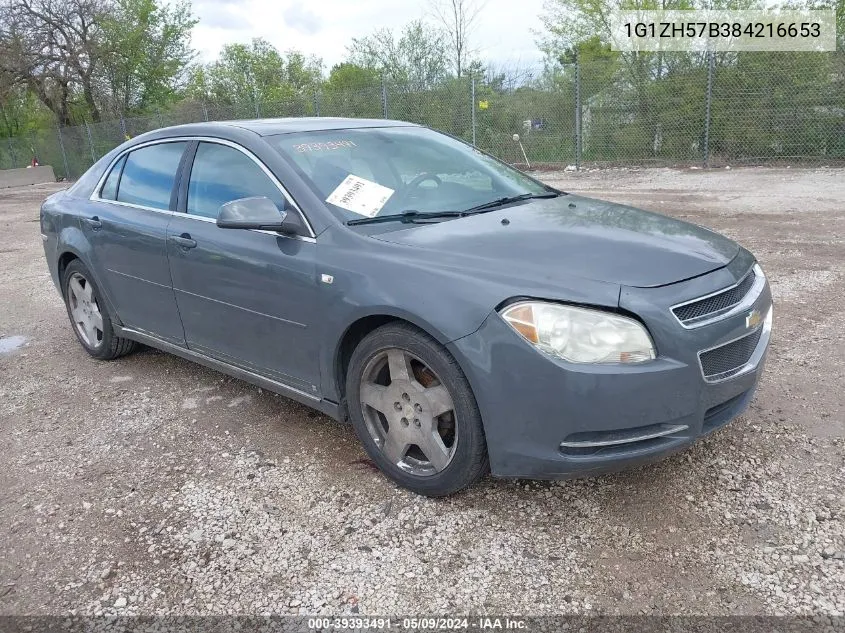 2008 Chevrolet Malibu Lt VIN: 1G1ZH57B384216653 Lot: 39393491