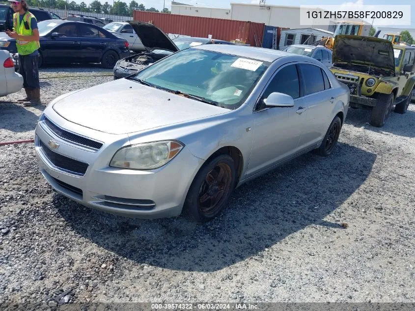 2008 Chevrolet Malibu Lt VIN: 1G1ZH57B58F200829 Lot: 40536386