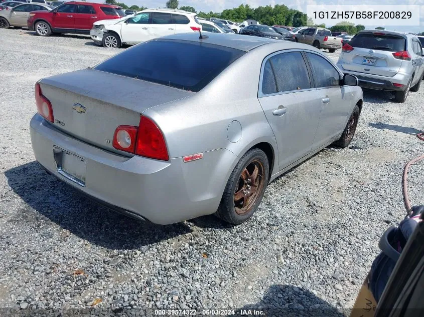 2008 Chevrolet Malibu Lt VIN: 1G1ZH57B58F200829 Lot: 40536386