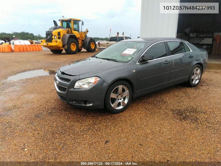 2008 Chevrolet Malibu Ls VIN: 1G1ZG57N484237993 Lot: 39617123