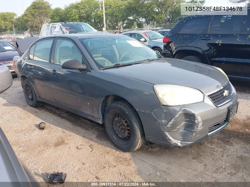 2008 Chevrolet Malibu Classic VIN: 1G1ZS58F48F134678 Lot: 40437773