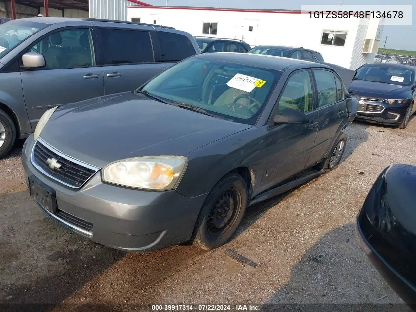 2008 Chevrolet Malibu Classic VIN: 1G1ZS58F48F134678 Lot: 40437773