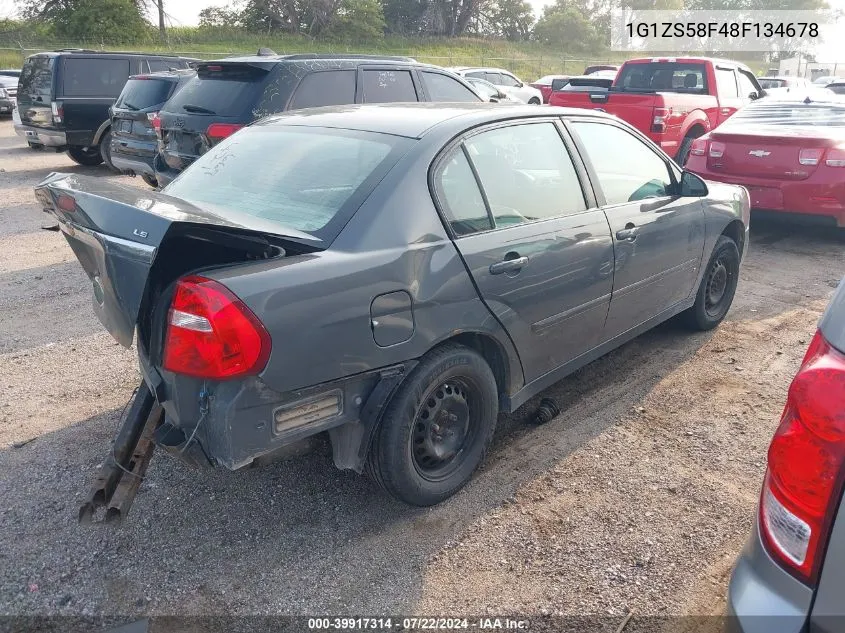 2008 Chevrolet Malibu Classic VIN: 1G1ZS58F48F134678 Lot: 40437773