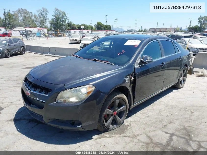 1G1ZJ57B384297318 2008 Chevrolet Malibu Lt