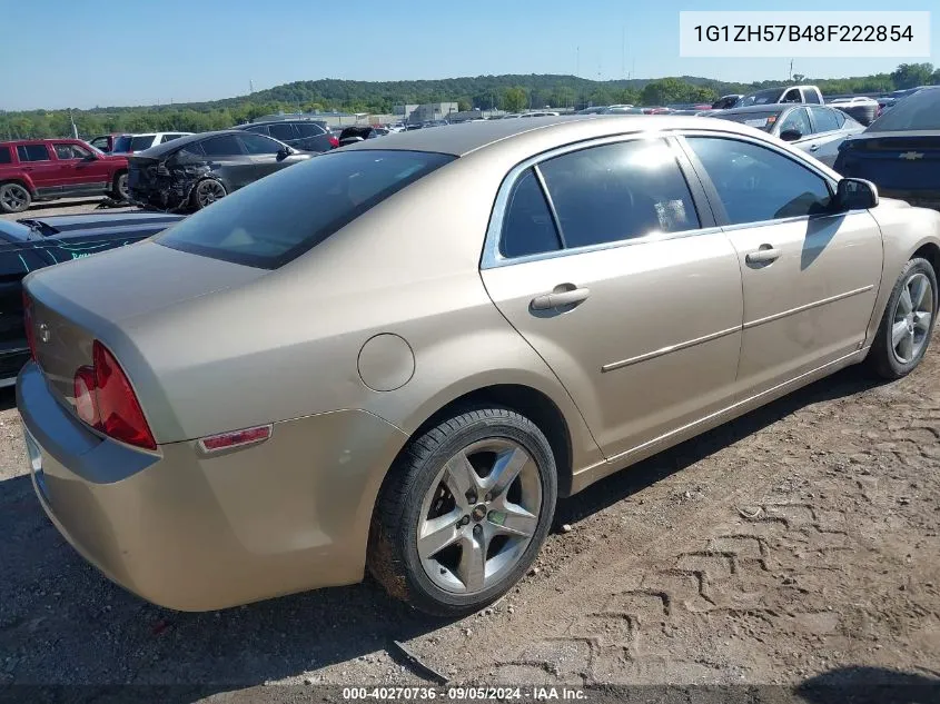 2008 Chevrolet Malibu 1Lt VIN: 1G1ZH57B48F222854 Lot: 40270736