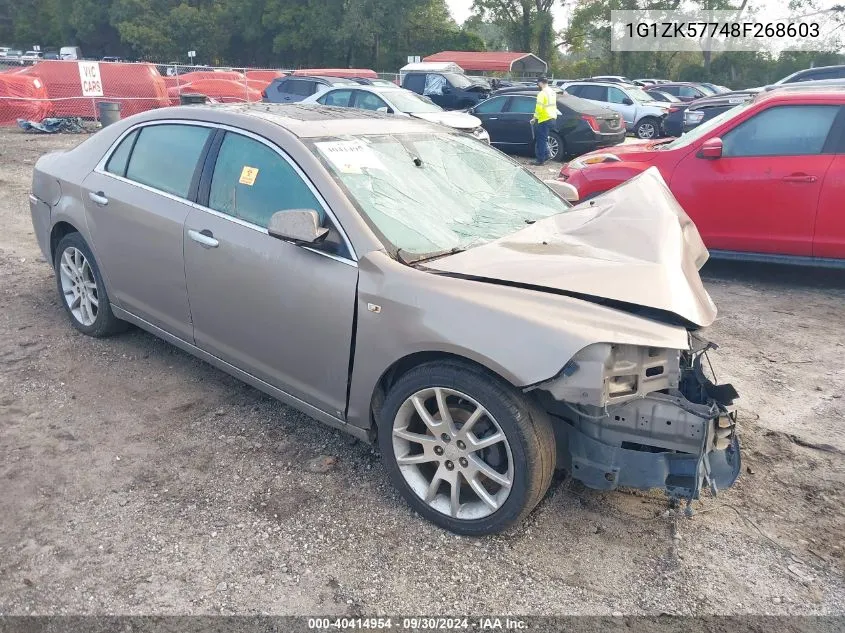 2008 Chevrolet Malibu Ltz VIN: 1G1ZK57748F268603 Lot: 40414954