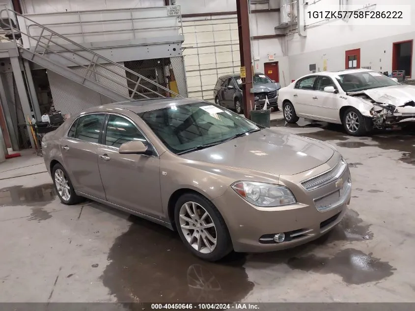 1G1ZK57758F286222 2008 Chevrolet Malibu Ltz